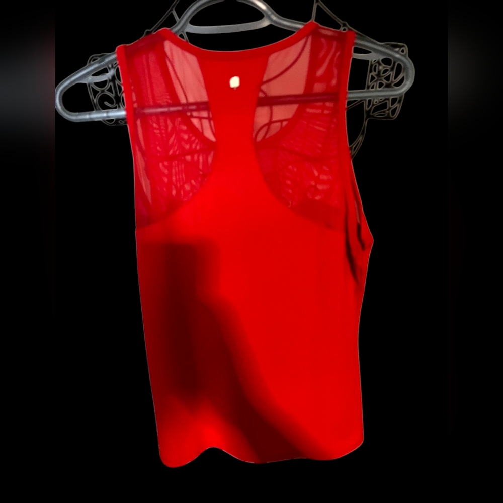 Fabletics Red Fitted Tank Top - image 4